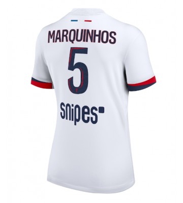 Paris Saint-Germain Marquinhos #5 Udebanetrøje Dame 2025-26 Kortærmet